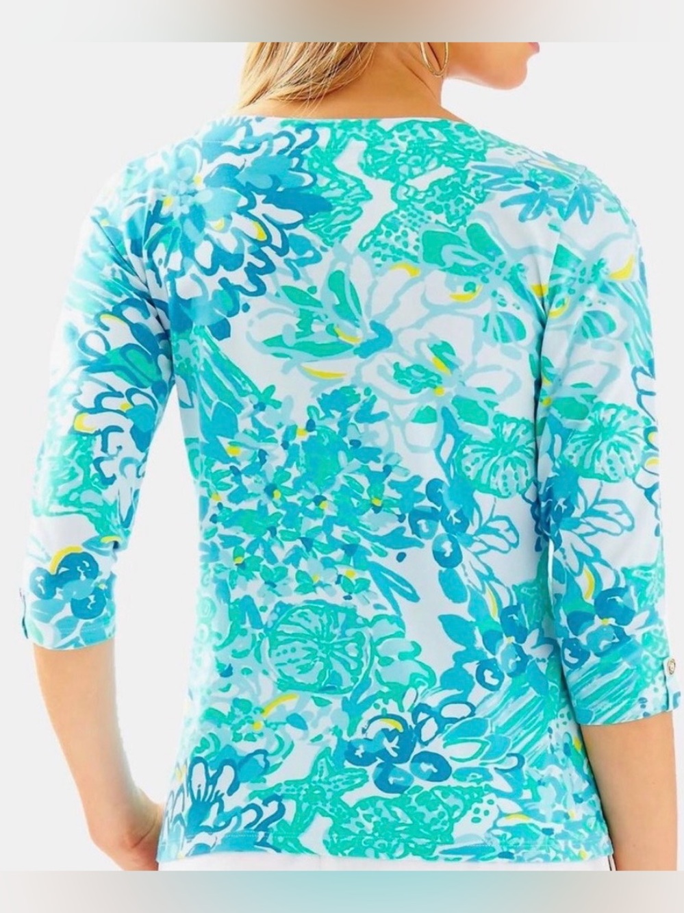 Lilly Pulitzer Juline Top Size M - Picture 2 of 5